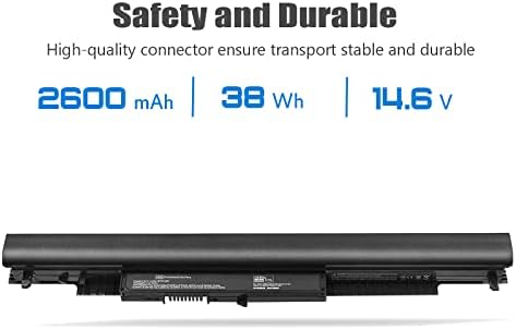 Wefly lithium ion notebook battery pack black finish details