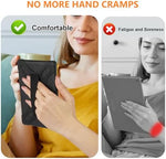 Universal compatibility display for 6 to 7 inch e-readers