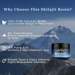 Gold grade shilajit resin showing thick texture and mineral rich dark color