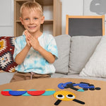 Full contents of Likee 36 block wooden puzzle set