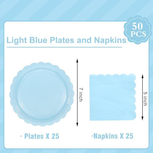 Close up of NatNarr scalloped edge paper plates for parties