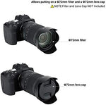 Close up of bayonet mount mechanism on JJC lens hood