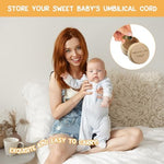Open view of Thootyriaf baby memory box showing storage space