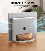 LOXP space saving electronic device organizer showcasing the width adjustment mechanism from 14 millimeters to 42 millimeters.