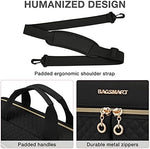 BAGSMART office shoulder bag showing the detachable padded strap and heavy duty top carrying handles.