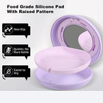 Close up of Heigoeost retainer box magnetic closure and silicone interior.