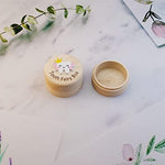Close up of the engraved Tooth Fairy Box text on lid