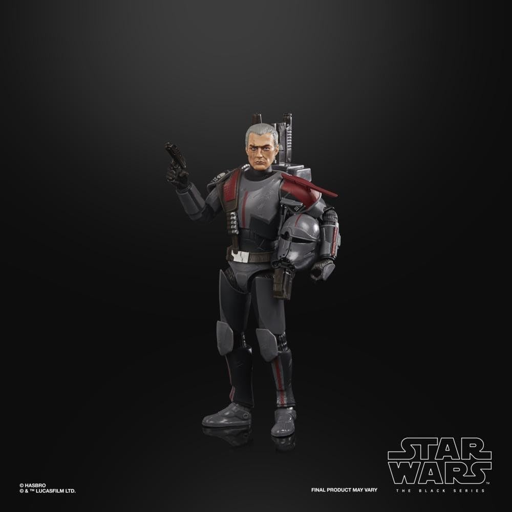 Star Wars The Black Series Crosshair figure in dynamic pose.