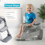 Tivonel kids toilet seat trainer with soft cushion and splash guard