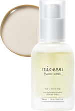 Premium Mixsoon Master Serum bottle highlighting its minimalist clean formula