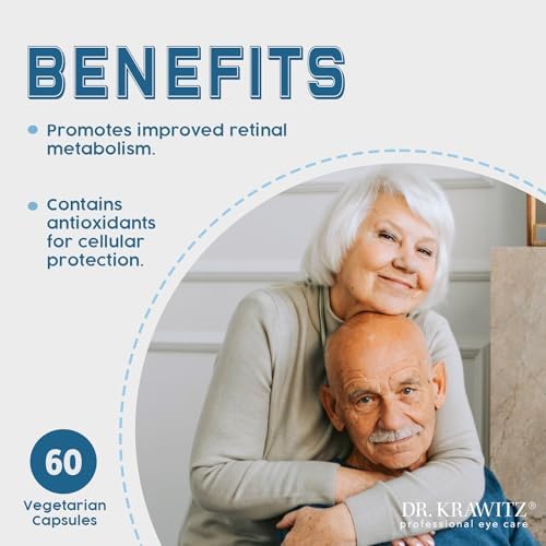 Vegetarian capsules for retinal health and vision support