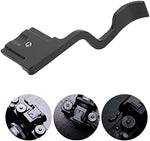 Serounder camera thumb rest showing the smooth premium anodized black finish.