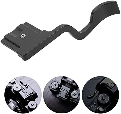 Serounder camera thumb rest showing the smooth premium anodized black finish.