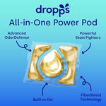 Dropps Crisp Breeze laundry detergent pods box showing sixty-three count size