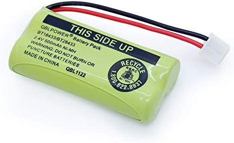 QBLPOWER over-voltage protected rechargeable landline handset battery pair