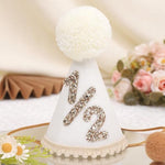Beaded Girl Boy 1 2 Birthday Hat infant milestone accessory