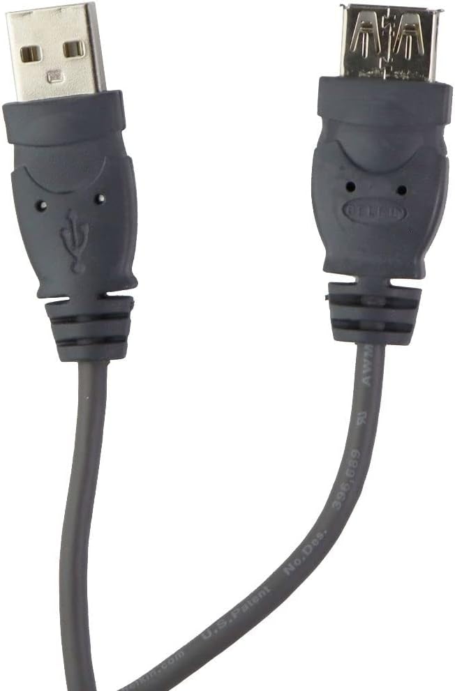 Belkin USB A/A Extension Cable, USB Type-A Female and USB Type-A Male (6 Feet), Black - Image 2