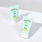 Authentic ETUDE Sunprise Mild Weightless Watery Light sunscreen imported bottle display