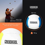 Zeekio Lunar Juggling Balls premium set of three placed neatly together displaying the soft textured exterior.