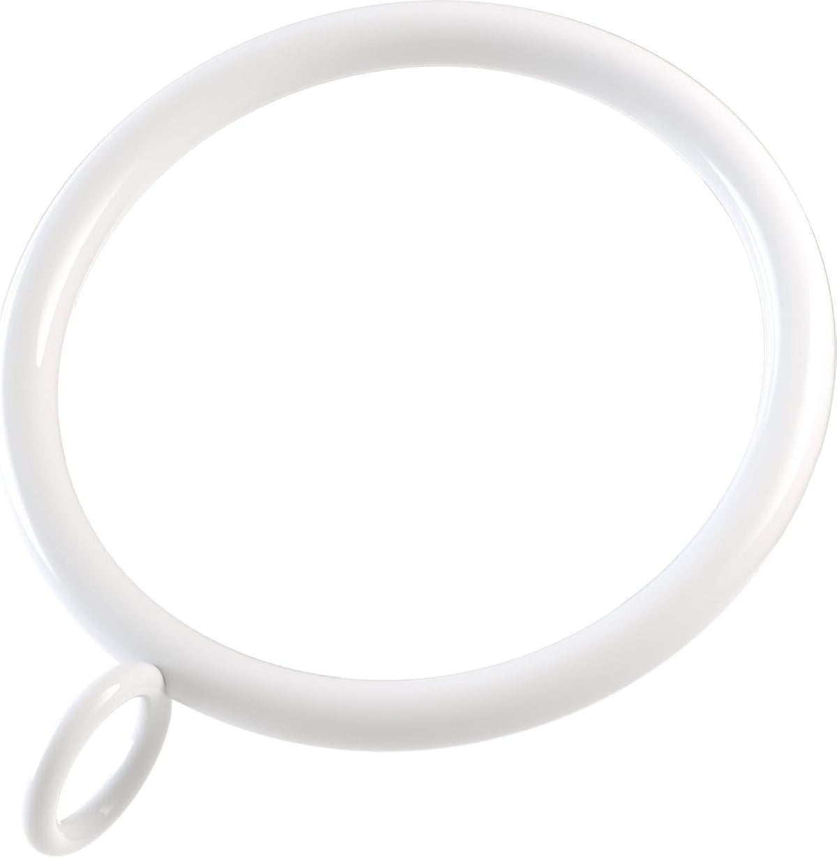24 Pack Curtain Rings, 1.5 Inch Metal Curtain Drape Sliding Eyelet Rings-Hanging Rings for Curtains and Rods, Fits Up to 1 1/4-Inch Rod, Black(Clips Not Included) - Image 9