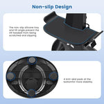 Alcopanda VR dock holding Meta Quest headset and touch controllers