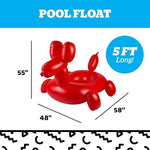 Durable vinyl material detail of BigMouth Inc. inflatable float