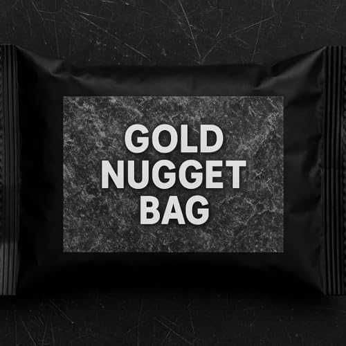 Zurjy gold paydirt treasure bag with extracted gold flakes