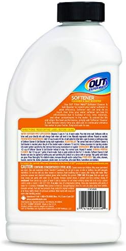 Imported OUT Filter Mate cleaner for removing iron and lime buildup in softeners.