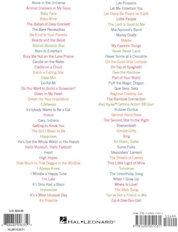 The Giant Book of Children's Vocal Solos: 76 Selections from Musicals, Movies, Folksongs, Novelty Songs, and Popular Standards - Image 3