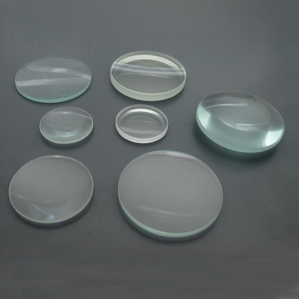 Generic 50mm Double Concave Lens front view for optical DIY projects