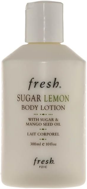 Fresh Sugar Lemon Body Lotion 10 Ounce front bottle view authentic skincare