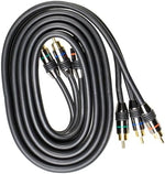 Full length shot of the six-foot Skywalker high-definition television and DVD player component link.