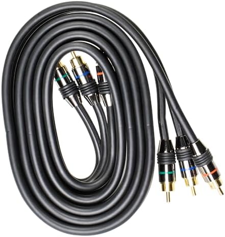 Full length shot of the six-foot Skywalker high-definition television and DVD player component link.