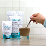 Premium FijiKava Instant Powder back label displaying serving size and ingredient details
