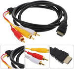 Alipis high definition composite multimedia adapter cable packaging side view