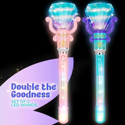 Children playing with ArtCreativity light up wands