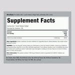 Piping Rock Beta Carotene 7500 mcg supplement facts label and allergen information
