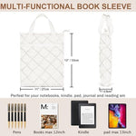 Close up of Likesing book sleeve diamond pattern fabric