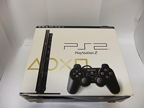 Imported SIE PS2 console showing slim profile and connectivity ports