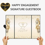 Folded view of Darunaxy engagement signature board