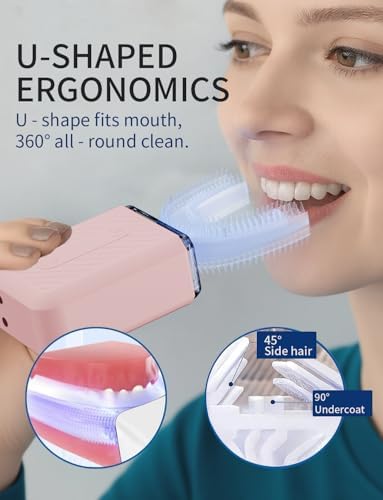Coobst automatic toothbrush silicone brush head detail