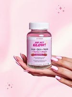 Snana 60 count gummy vitamins providing assistance with natural collagen production