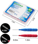 RAZOKO Interdental Brush, Flossing Head,Easy Use Tooth Cleaning Tool (1Pack(2.5mm/3mm)-88pcs) - Image 4