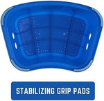 Disney imported two piece essential potty training kit positioned next to a standard toilet