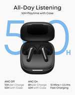 Close up of Soundcore P31i touch control surface