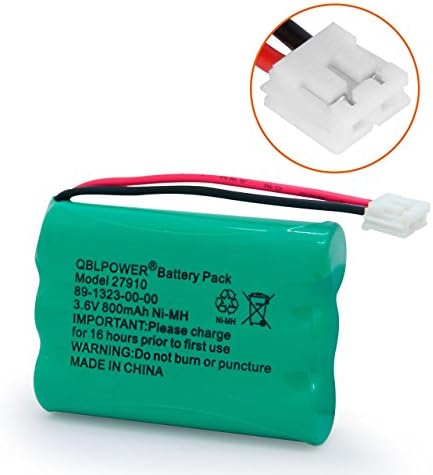 VANBOW rechargeable landline battery pack set highlighting the secure terminal wiring assembly