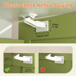 Safelon baby safety drawer latch hardware components