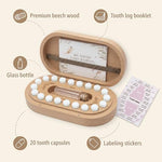 Detailed view of Semonamu wooden tooth holder laser engraving