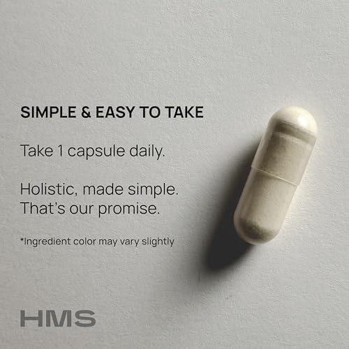 HMS Nutrition premium dietary supplement packaging showcasing cellular health and metabolic support features