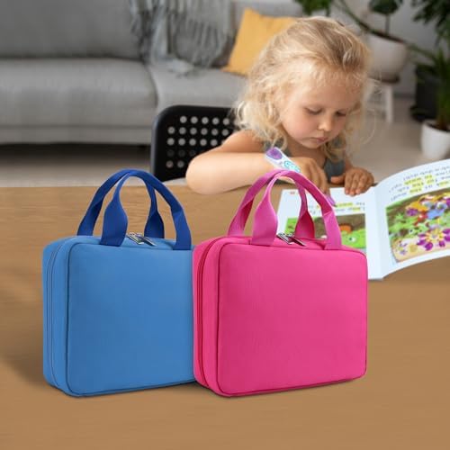 Gaga City Travel Bag Blue Zipper Compartment Detail